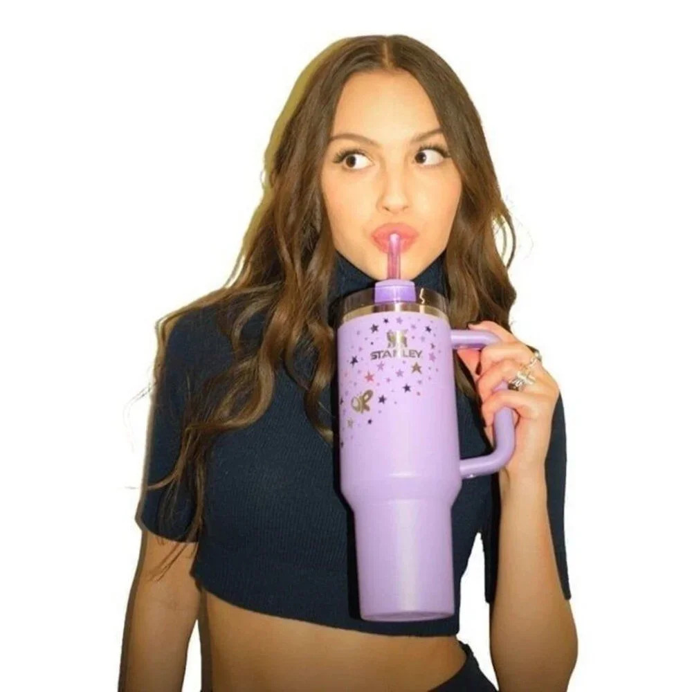 Stanley X Olivia Rodrigo 40 oz Purple Tumbler Galaxy Great Xmas gift Sol… - Picture 2 of 5